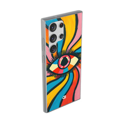 Vivid Gaze Burst · Soft Handyhülle für Samsung
