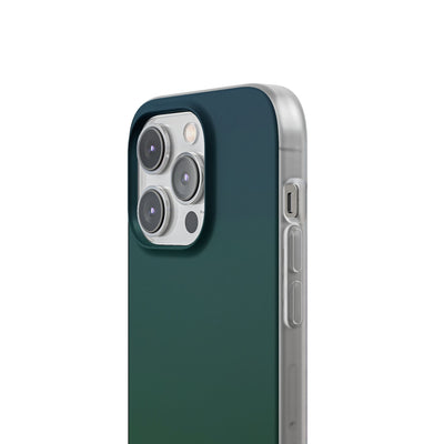 Green Lite Phone Case for iPhone - Midnight Pine Horizon