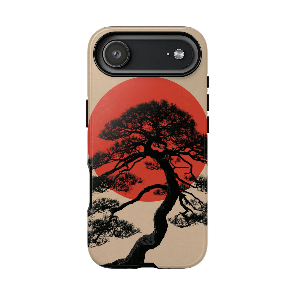 Crimson Pine Solitude · Tough Phone Case for iPhone · Beige