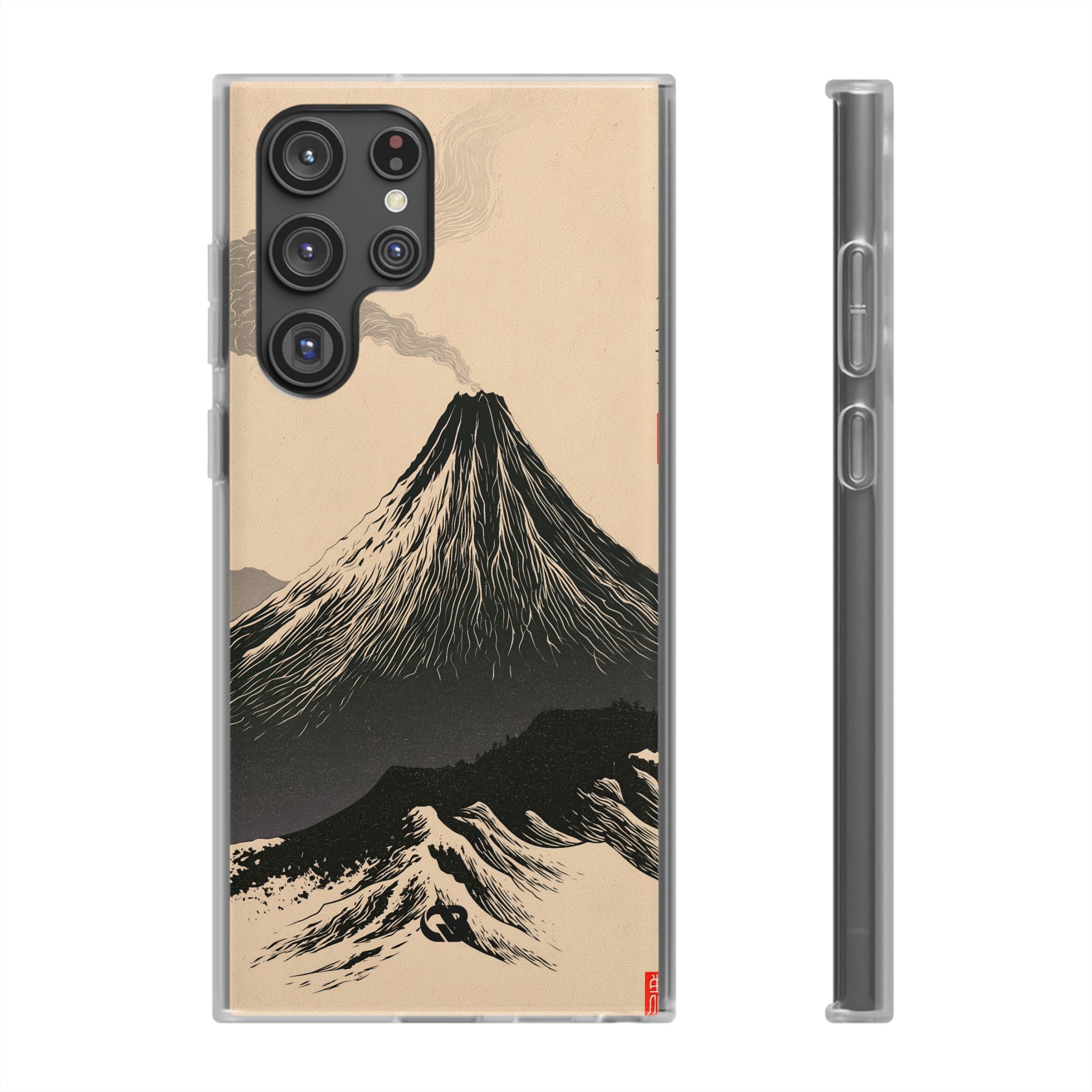 Beige Lite Phone Case for Samsung - Obsidian Ink Summit