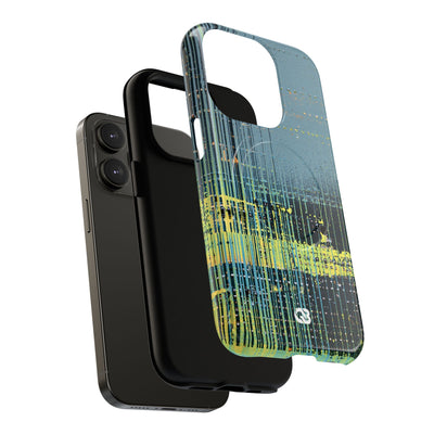 Acid Raster Circuit · Tough 2.0 Magnetic Phone Case for iPhone · Teal