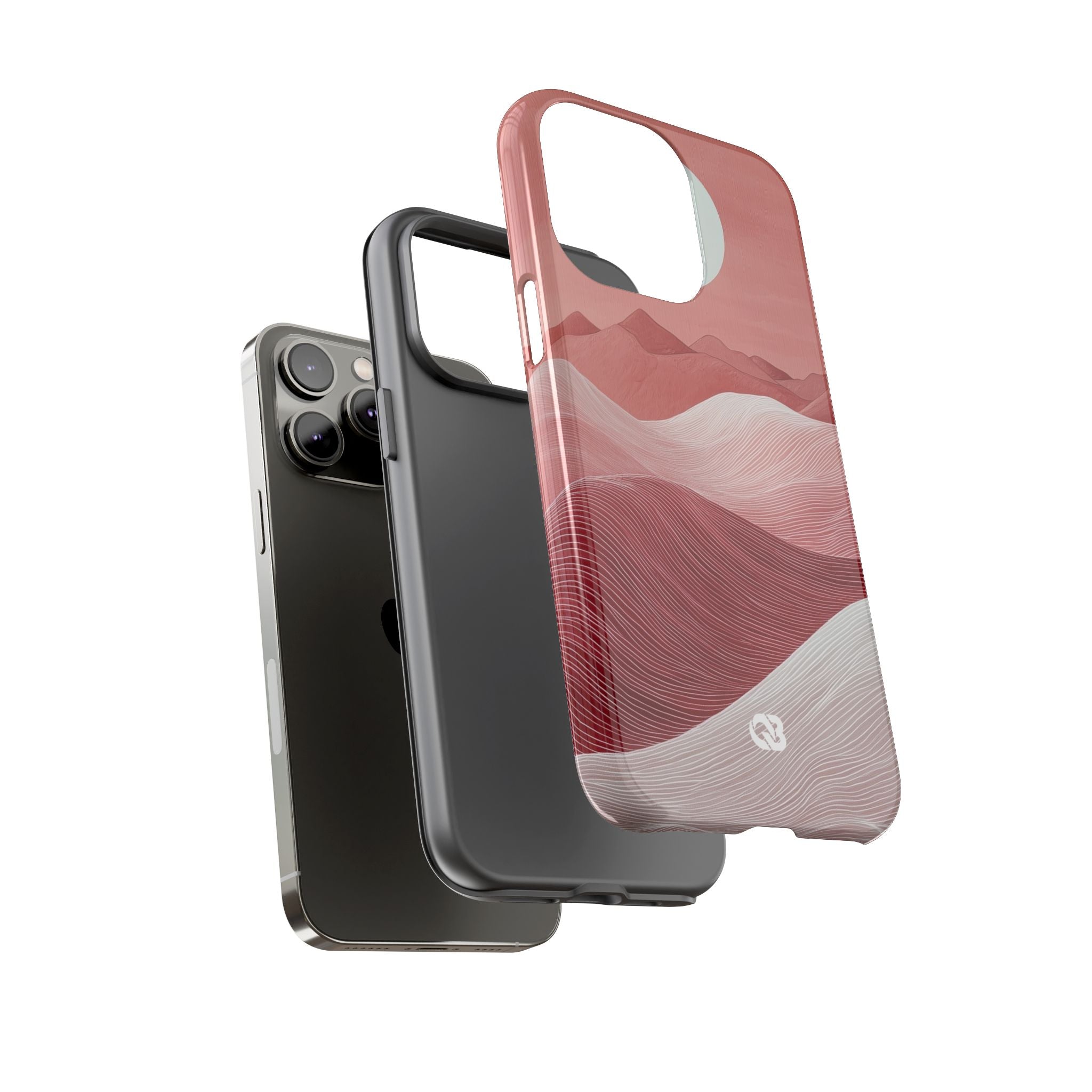 Crimson Dune Horizon · Tough Phone Case for iPhone