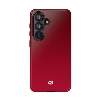 Red Tough Phone Case for Samsung - Crimson Velvet Fade