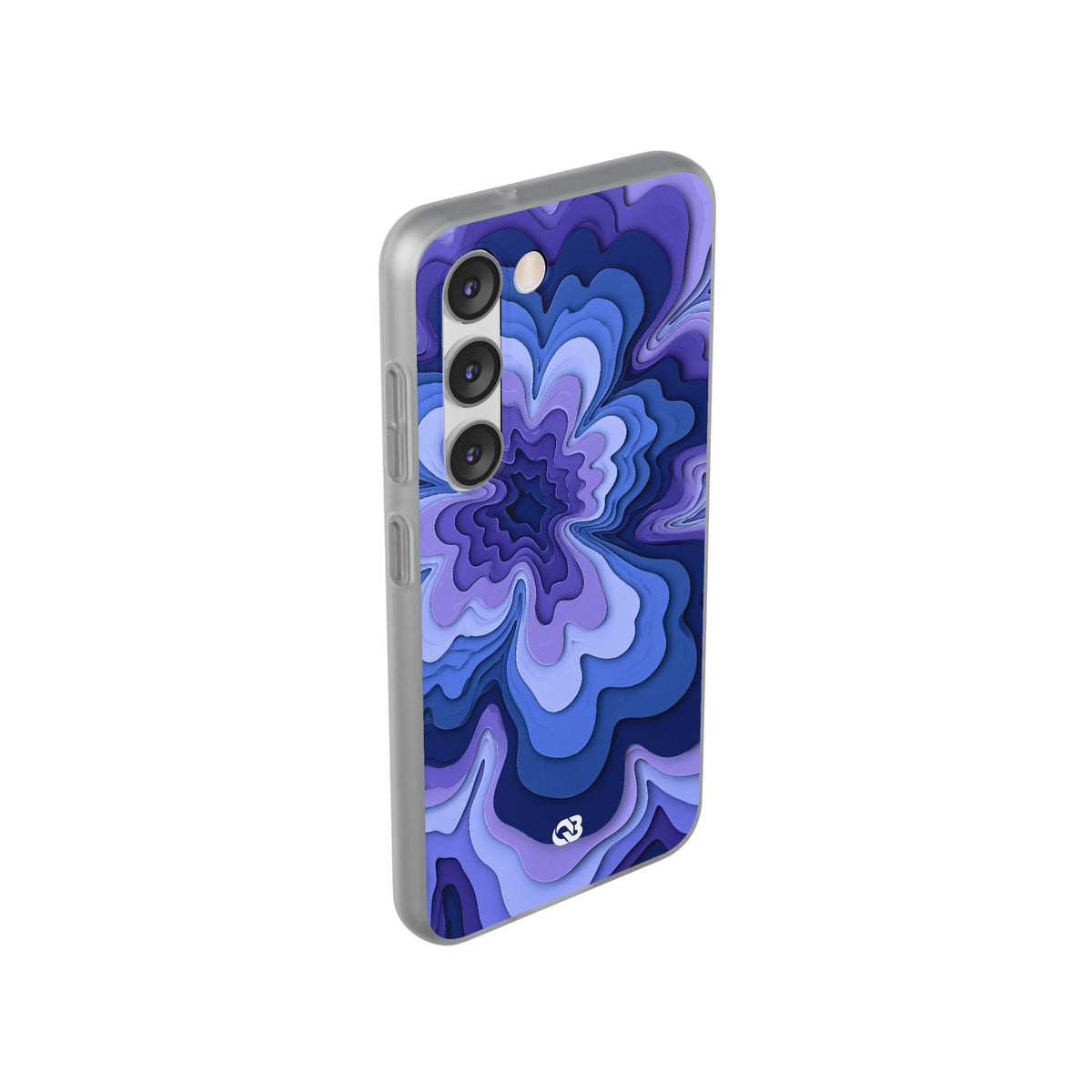 Periwinkle Strata Bloom · Lite Phone Case for Samsung · Purple