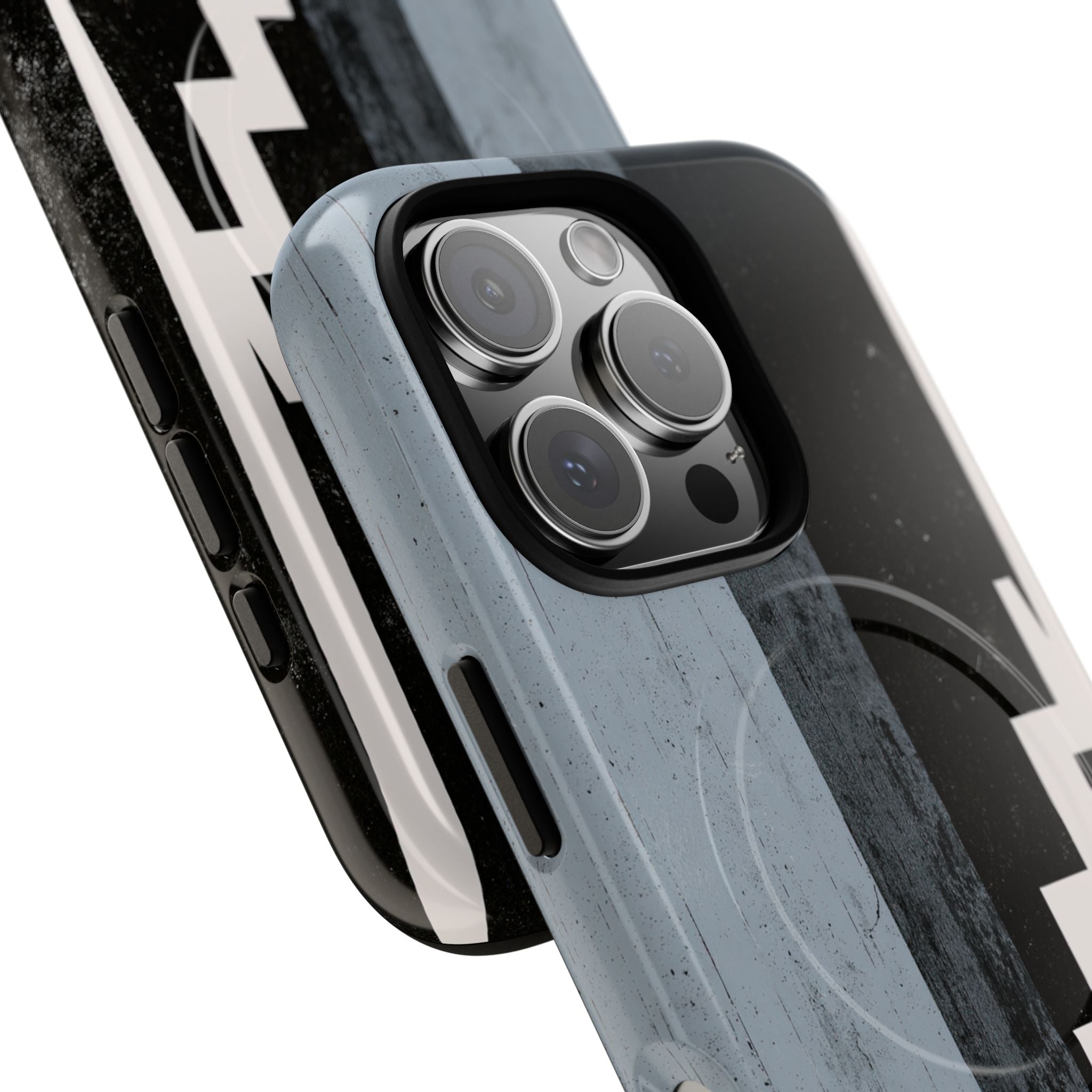Grey Tough 2.0 Magsafe Phone Case for iPhone - Industrial Concrete Void
