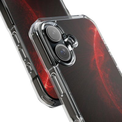 Red Impact MagSafe Phone Case for iPhone - Solar Crimson Flare