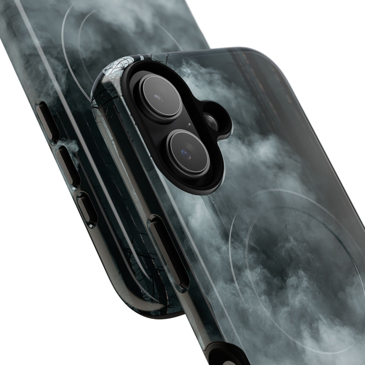 Shadowed Pine Mist · Tough 2.0 Magnetic Phone Case for iPhone · Black