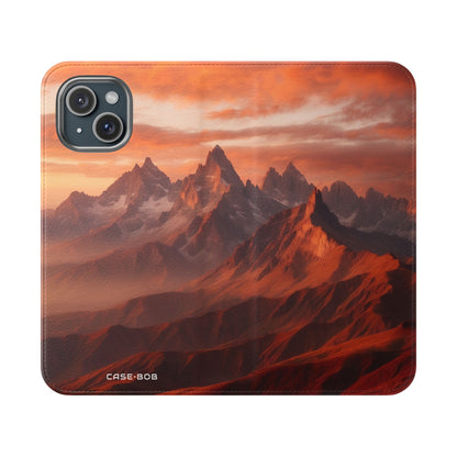Sunset Peaks - iPhone 15 Case - Wallet