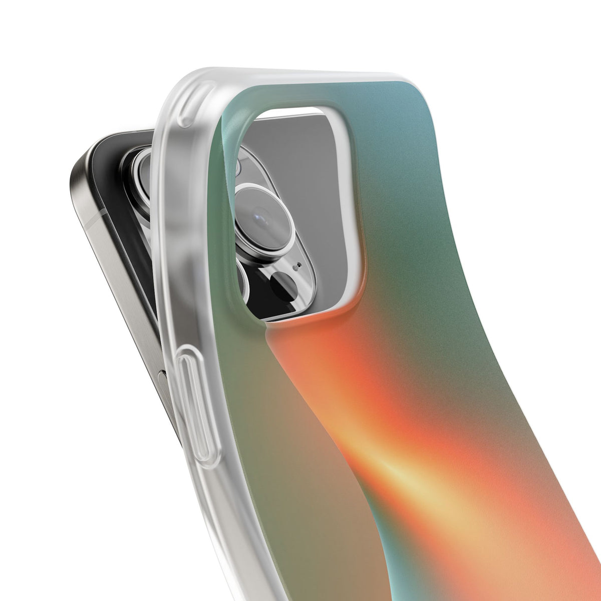 Radiant Contour · Lite Phone Case for iPhone ·  Orange