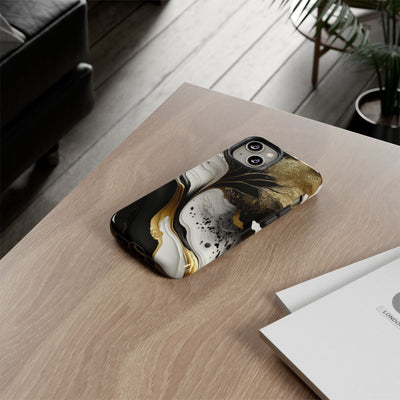 Molten Onyx Gold · Tough Etui na telefon dla iPhone