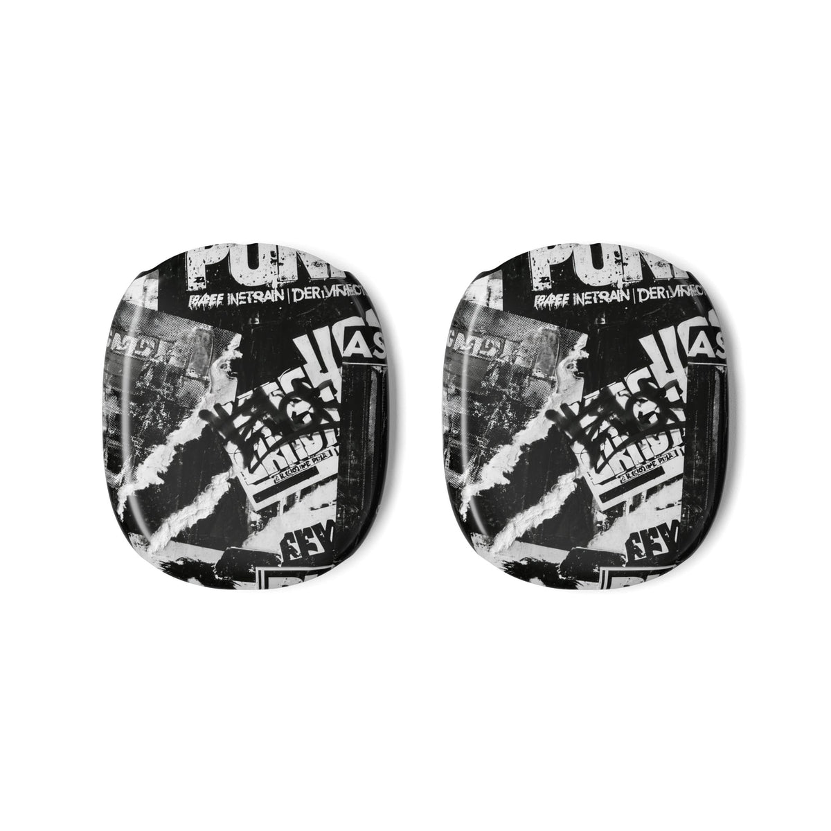 Underground Punk Collage · Hard Case for AirPods Max · Black