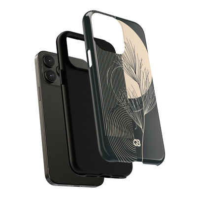 Black Tough 2.0 Magsafe Phone Case for iPhone - Obsidian Sand Willow