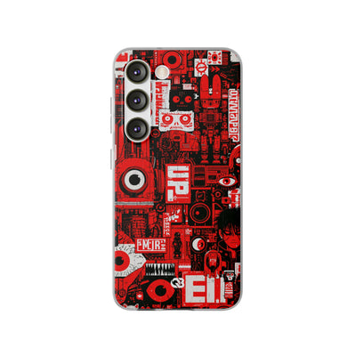 Neo Mecha Collage · Lite Phone Case for Samsung · Red