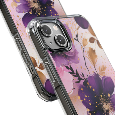 Gilded Violet Bloom · Impact Custodia per iPhone · Magsafe