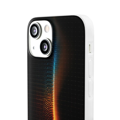 Luminous Refraction Grid · Lite Phone Case for iPhone ·  Black