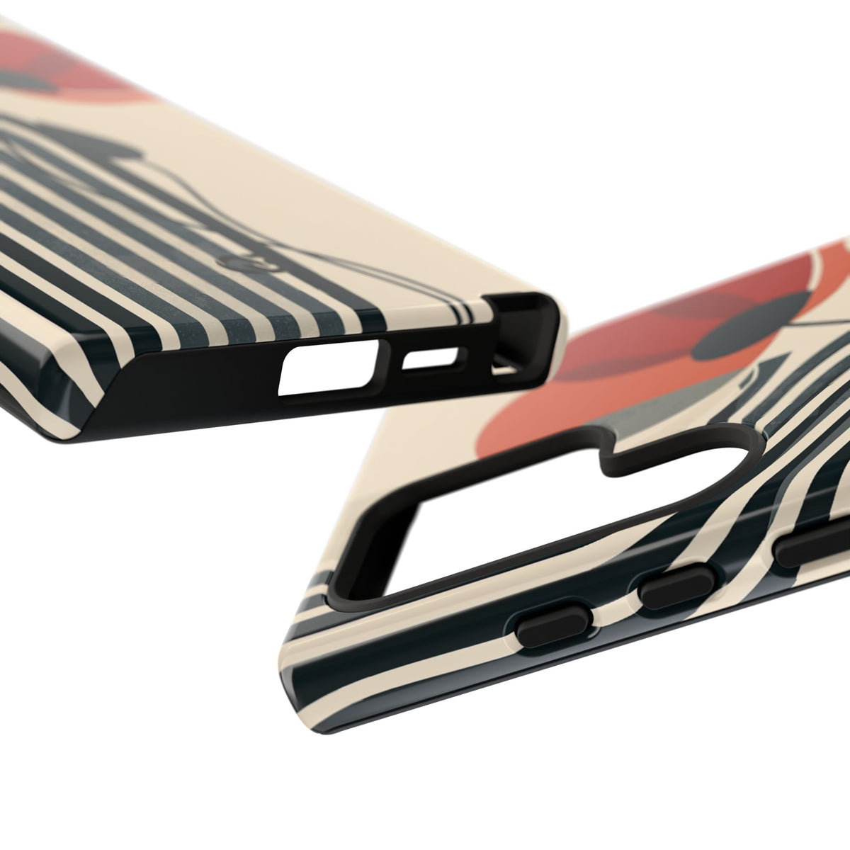 Modernist Poppy · Tough Phone Case for Samsung · Beige