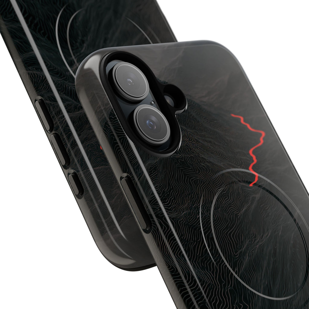 Crimson Ridge Pass · Tough 2.0 Magnetic Phone Case for iPhone · Black