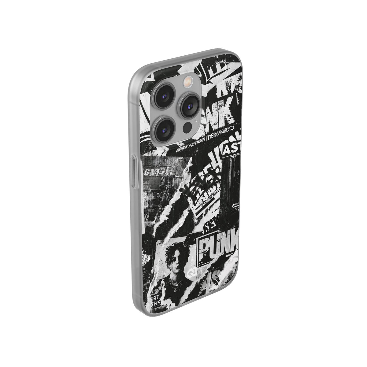Underground Punk Collage · Lite Phone Case for iPhone ·  Black
