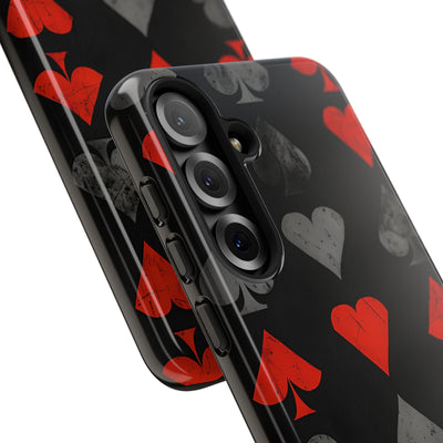 Crimson Ash Suits · Tough Phone Case for Samsung