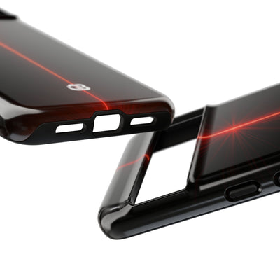 Red Tough Phone Case for Google Pixel - Crimson Flare Vector