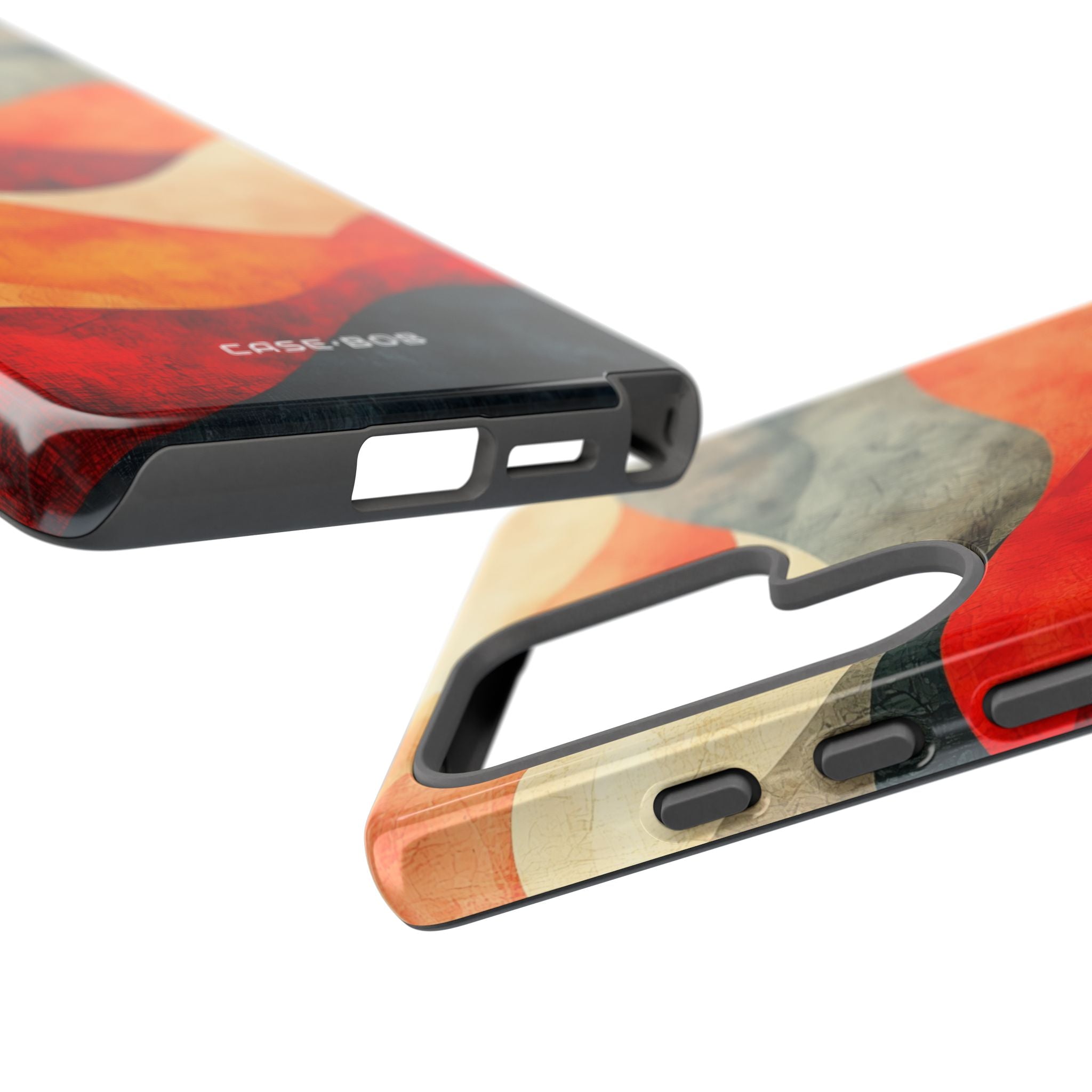 Cracked Wave Sunset Samsung S25 Ultra Case - Tough