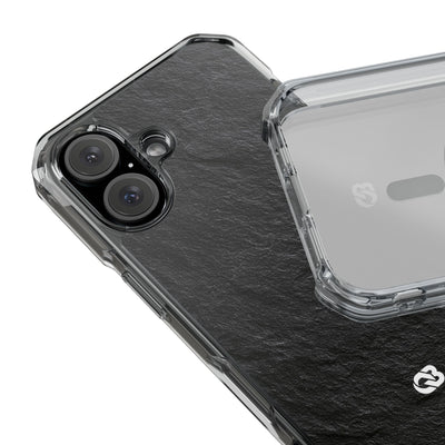 Black Impact MagSafe Phone Case for iPhone - Raw Obsidian Slate