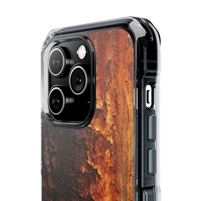 Orange Impact MagSafe Phone Case for iPhone - Oxidized Iron Crust