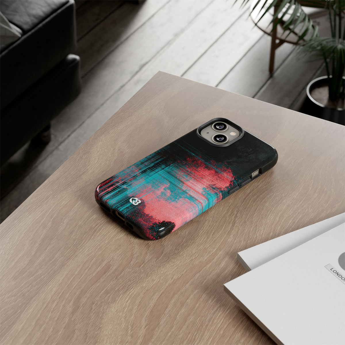 Digital Signal Drift · Tough Phone Case for iPhone · Black