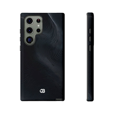 Black Tough Phone Case for Samsung - Obsidian Ridge Flux