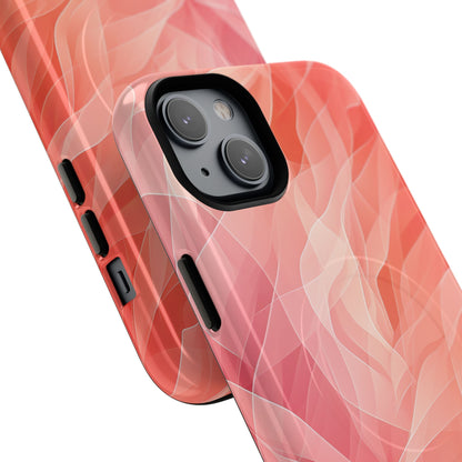 Peach Wave Drift iPhone 14 Plus Case - Tough+