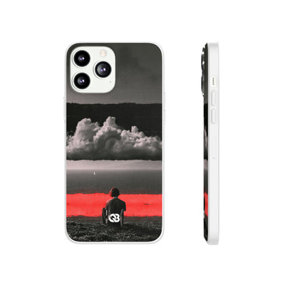 Crimson Horizon · Lite Phone Case for iPhone ·  Black