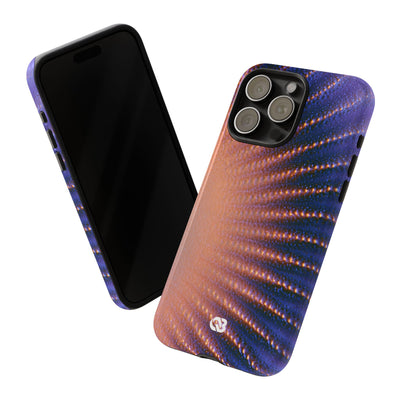 Luminous Aura Burst · Tough Phone Case for iPhone · Blue