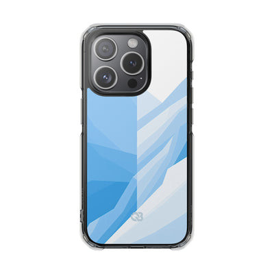 Blue Impact MagSafe Phone Case for iPhone - Arctic Glacial Ridge