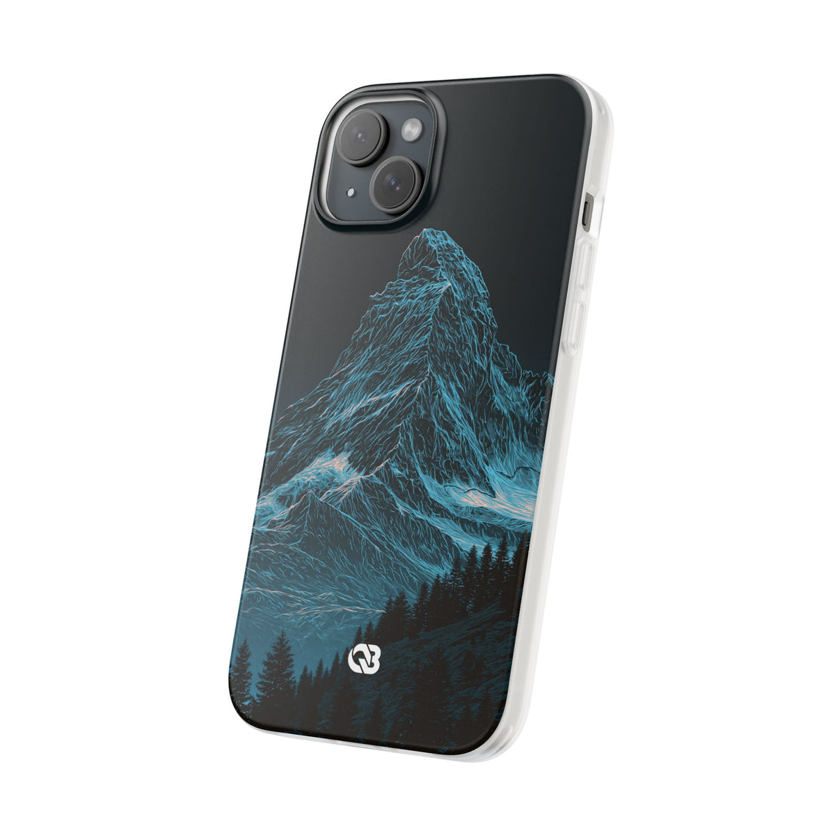 Glacial Alpine Peak · Lite Phone Case for iPhone ·  Blue