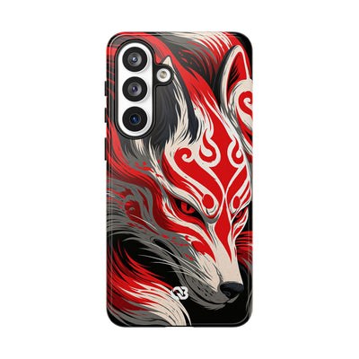 Crimson Kitsune Spirit · Tough Phone Case for Samsung · Red