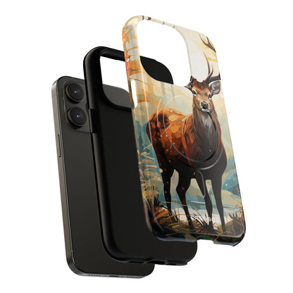 Glowing Stag iPhone 14 Pro Case - Tough+ - CASE•BOB