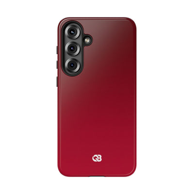 Red Tough Phone Case for Samsung - Crimson Velvet Fade
