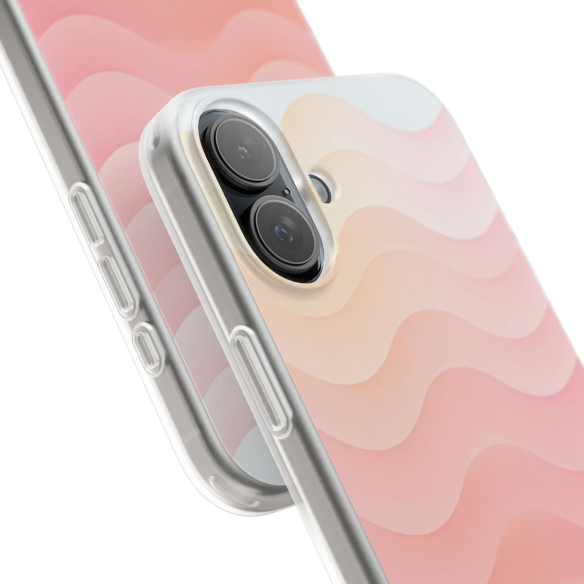 Blush Horizon Waves · Lite Phone Case for iPhone ·  Pink
