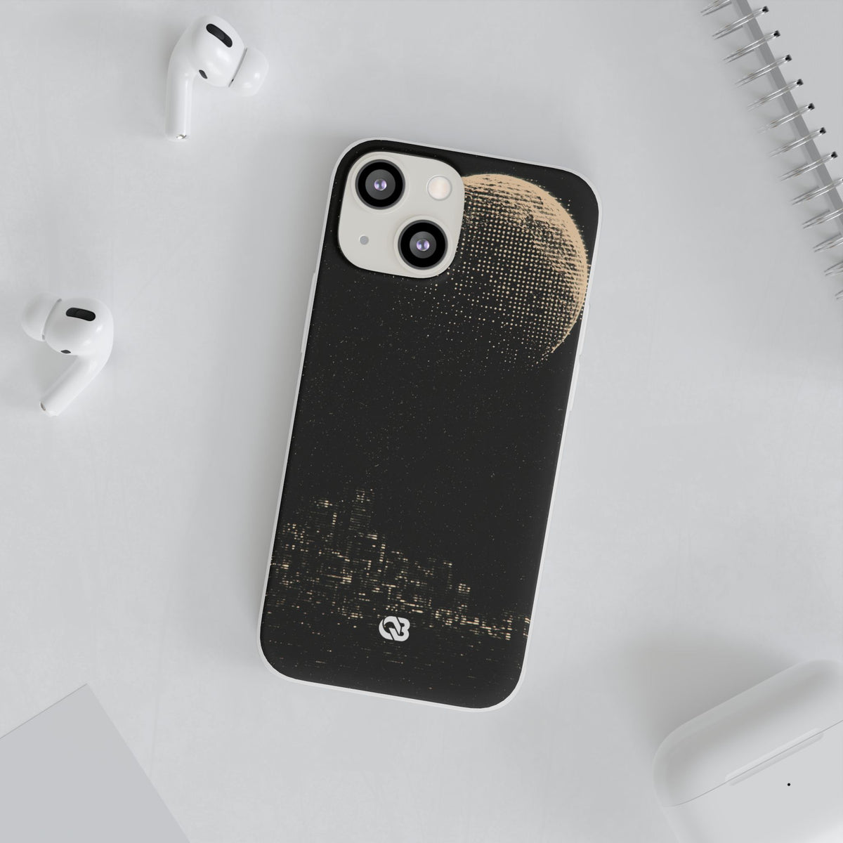 Lunar Metropolis Nocturne · Lite Phone Case for iPhone ·  Black