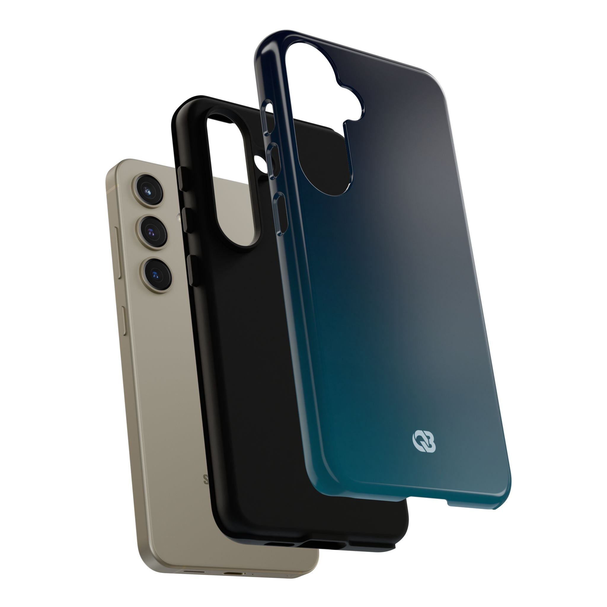 Teal Tough Phone Case for Samsung - Abyss Teal Haze