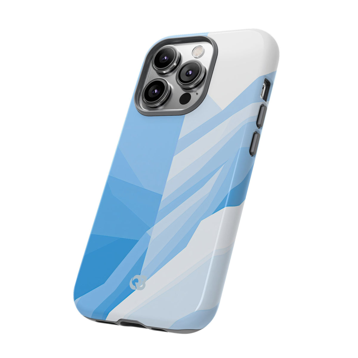 Blue Tough Phone Case for iPhone - Arctic Glacial Ridge