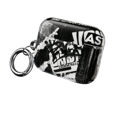 Underground Punk Collage · Hard Case for AirPods & AirPods Pro · Black