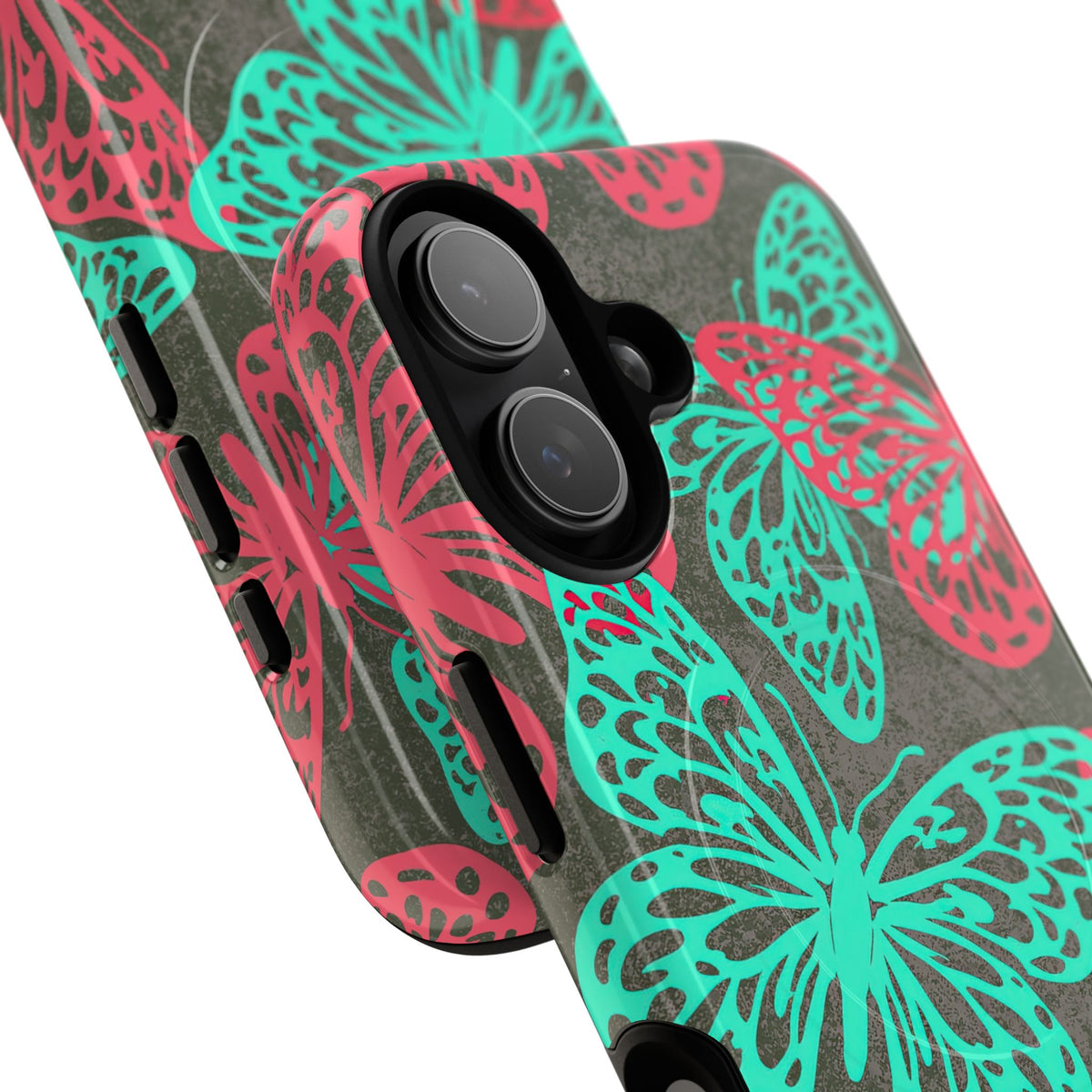 Electric Papillon · Tough 2.0 Magnetic Phone Case for iPhone · Pink