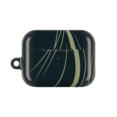 Serpentine Reeds · Hard Case for AirPods & AirPods Pro · Green