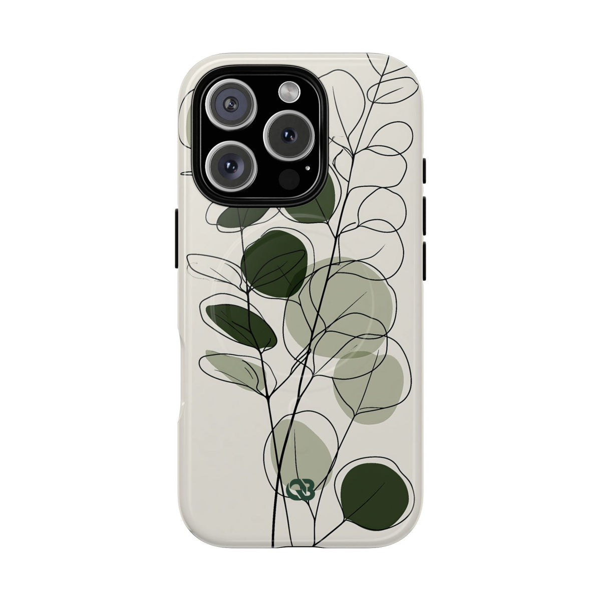 Eucalyptus Foliage Study · Tough 2.0 Magnetic Phone Case for iPhone · Green