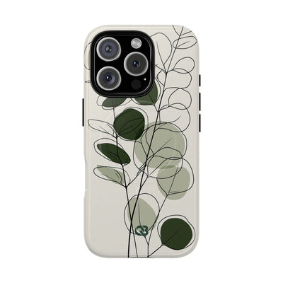 Eucalyptus Foliage Study · Tough 2.0 Magnetic Phone Case for iPhone · Green
