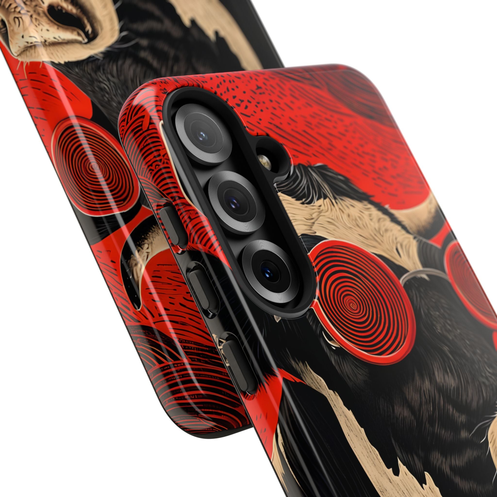 Hypnotischer Kuh Samsung S25 Plus Case - Tough