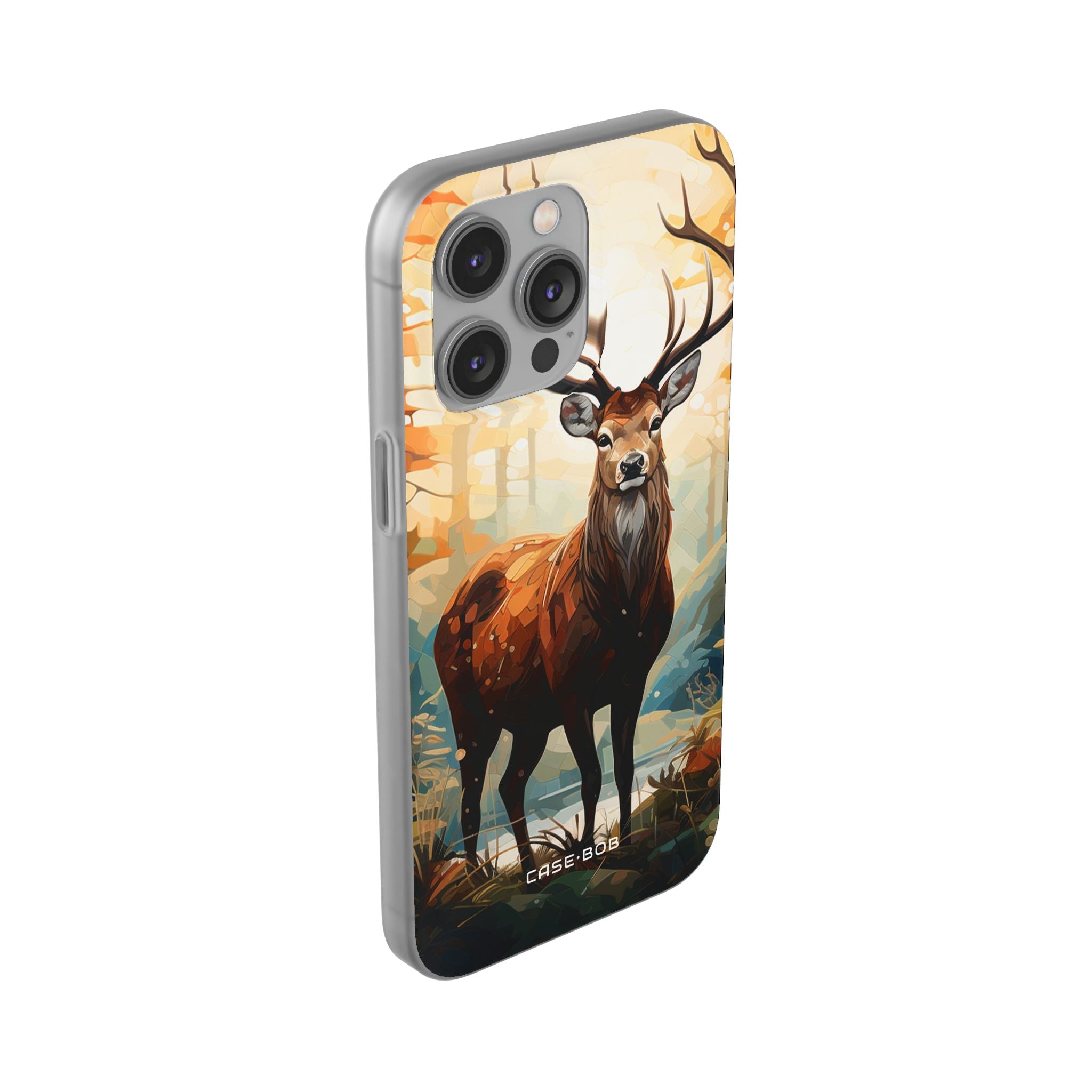 Glowing Stag iPhone 14 Pro Max Case - Soft - CASE•BOB