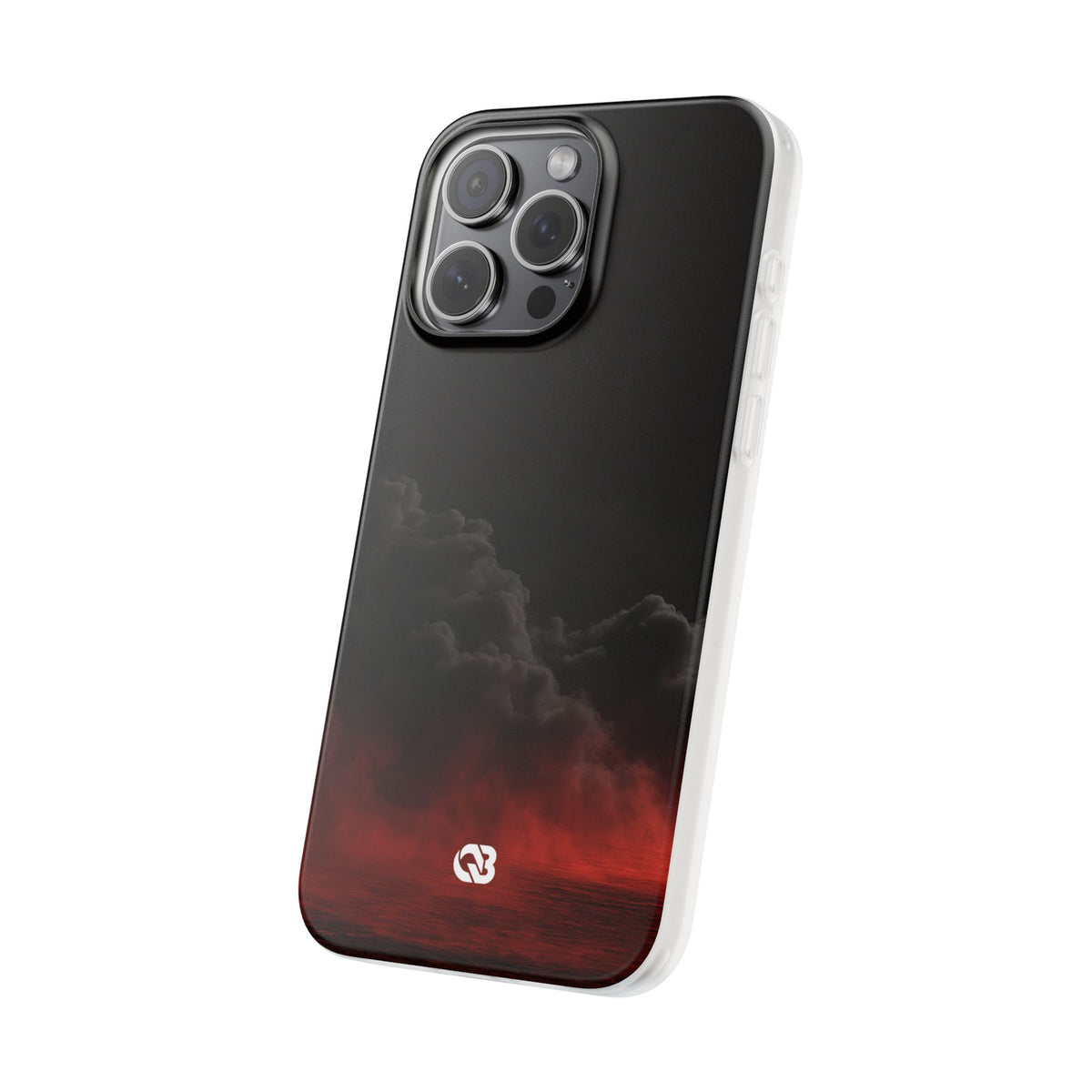 Crimson Fog Void · Lite Phone Case for iPhone ·  Black