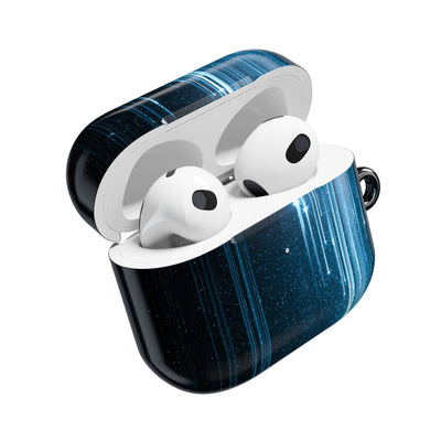 Nocturnal Cascade · Hard Case for AirPods & AirPods Pro · Black